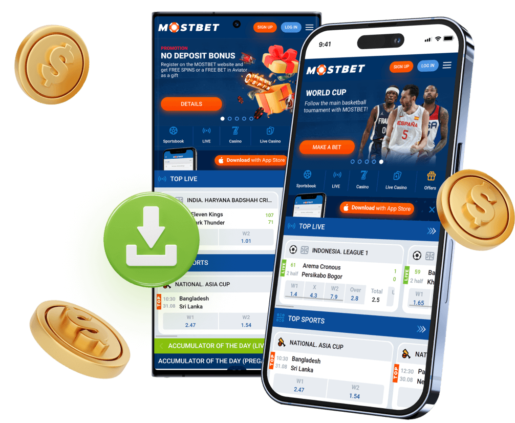 Mostbet mobilní aplikace Android a iOS